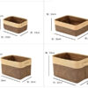 Nordic Fabric Storage Box Without Cover Imitation Cotton And Linen Folding Storage Box - Image 2
