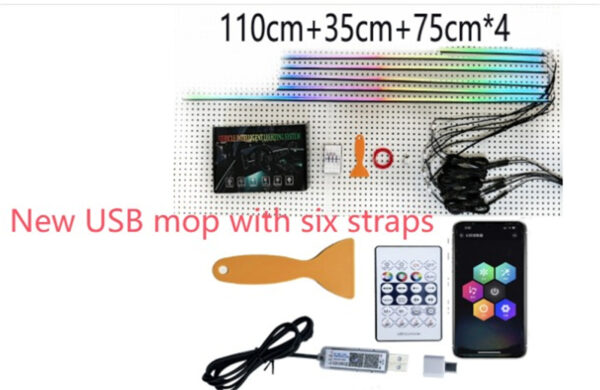 Usb Car Ambience Light Music - Image 6