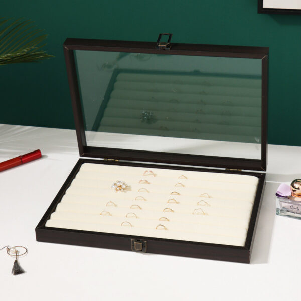 Rosewood Grain Jewelry Storage And Organization Box - Image 7