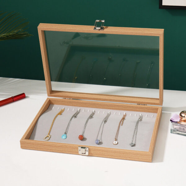 Rosewood Grain Jewelry Storage And Organization Box - Image 4