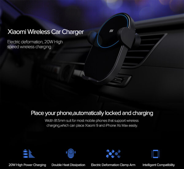 Suitable For Xiaomi Wireless Car Charger 20W Car Charger Power Bank - Image 2