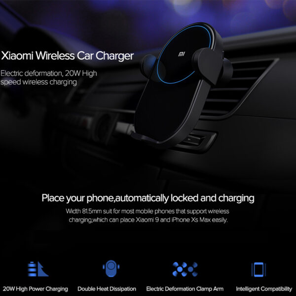 Suitable For Xiaomi Wireless Car Charger 20W Car Charger Power Bank