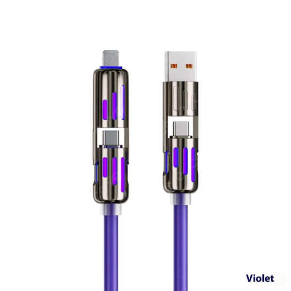 Car Multifunction 240W Four-in-one Data Cable - Image 7
